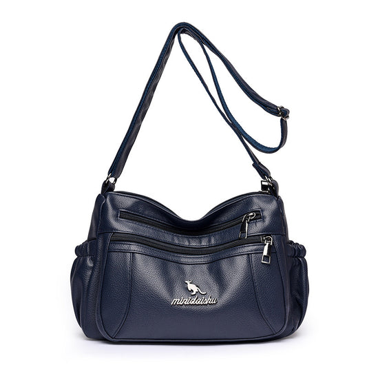 New Simple And Versatile Shoulder Large Capacity Multi Compartment Cross Body Bag