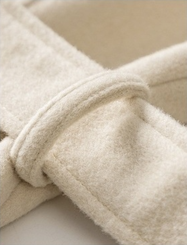 Ivory Cashmere Trench – LUXE Edition