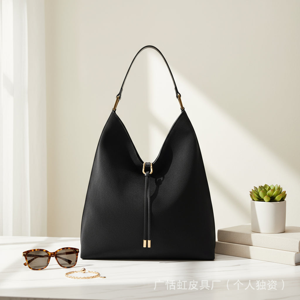 Suede & Leather Hobo Bag – LUXE Edition