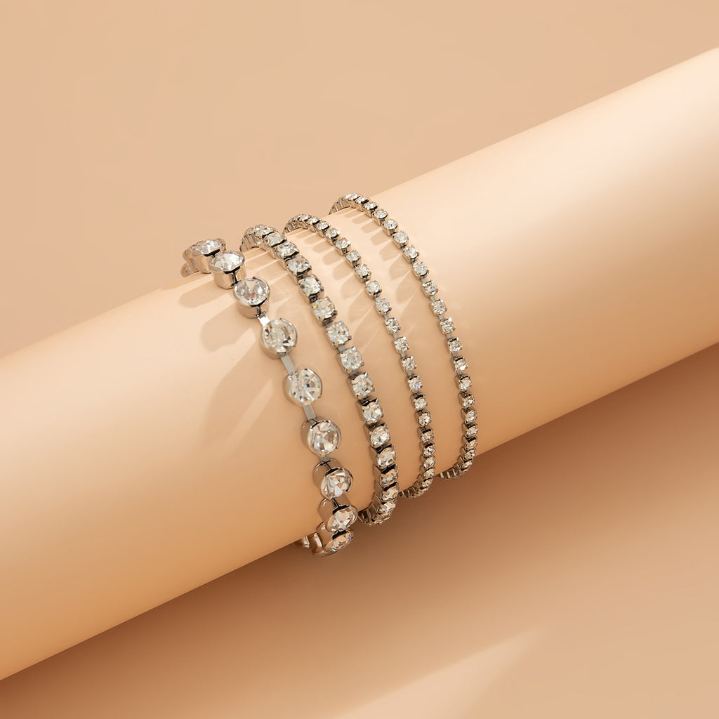 Armband-Set „Noa White Twist“ - LUXE Edition