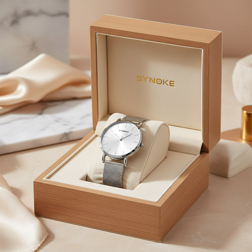 Synoke Minimalist Mesh Watch – CORE Edition