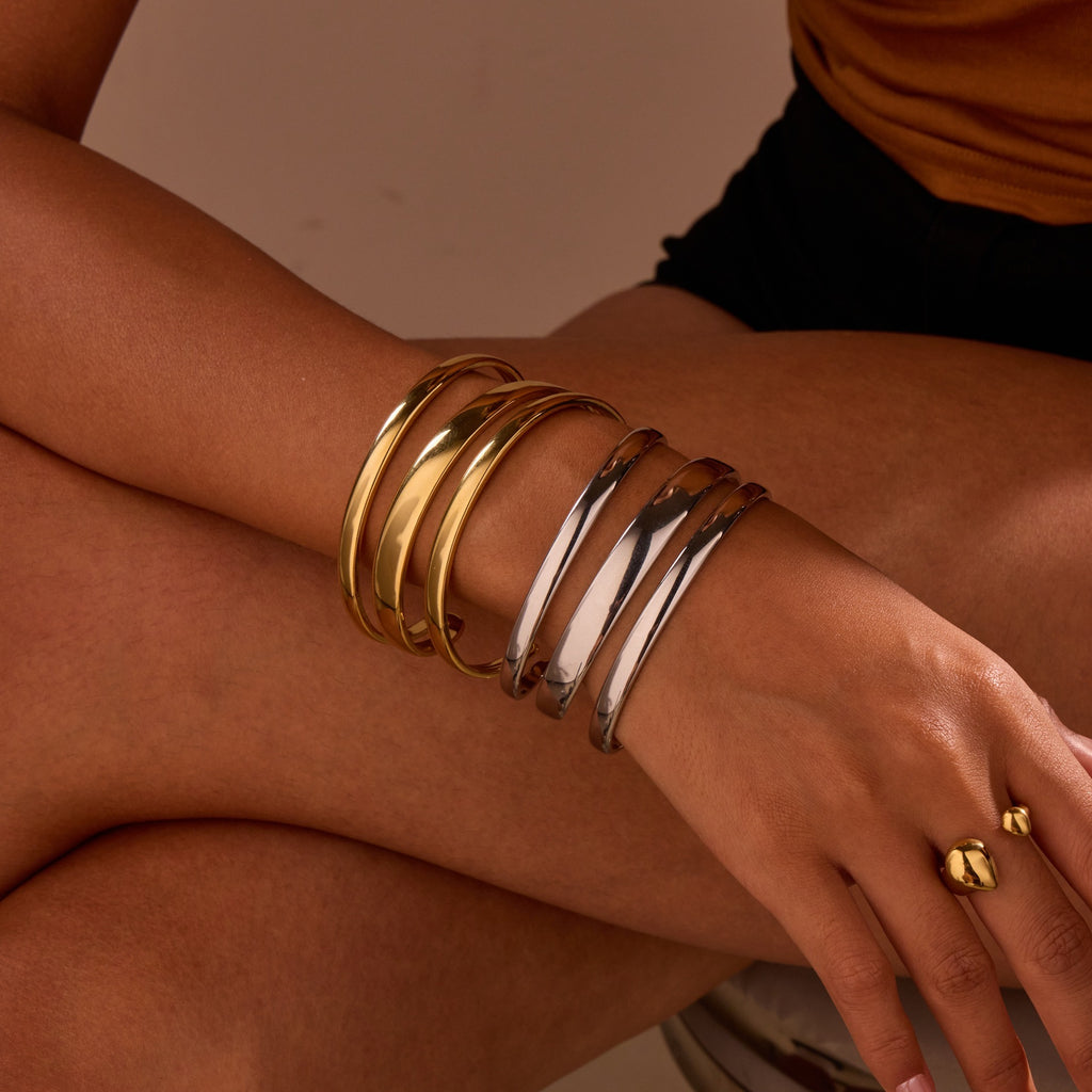 Sculpted Steel Cuff – EDGE Edition