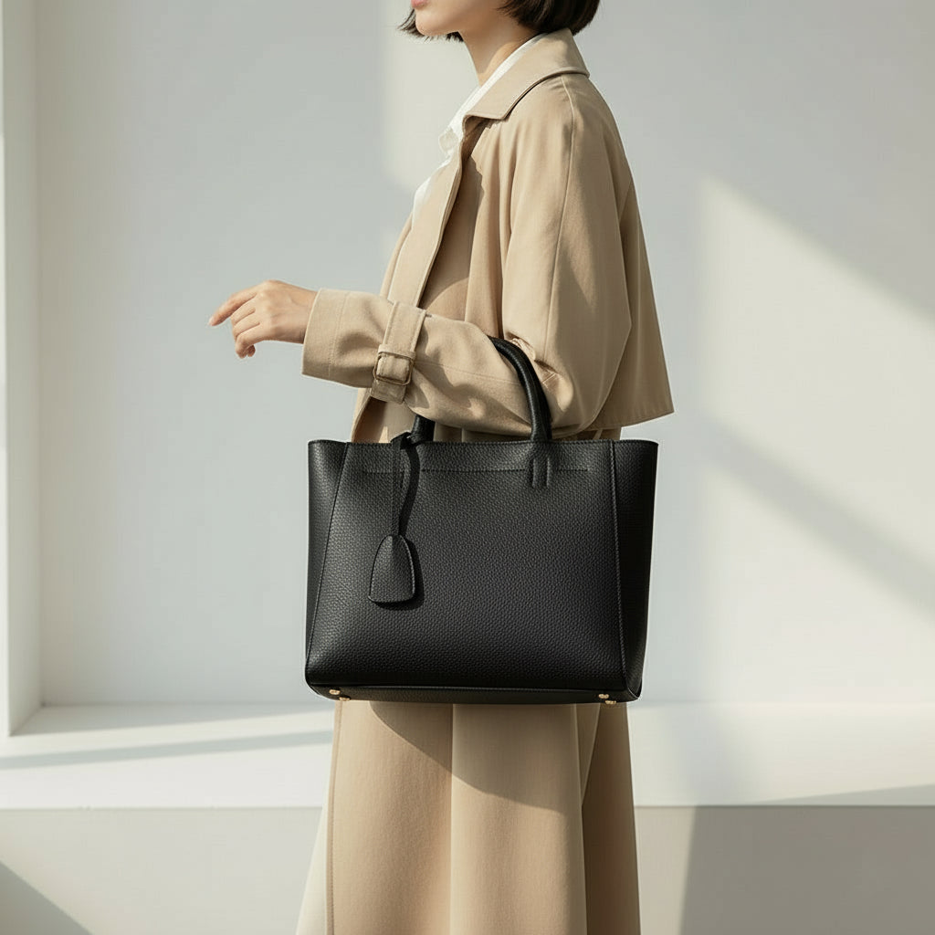 Classic Soft Leather Tote – CORE Edition