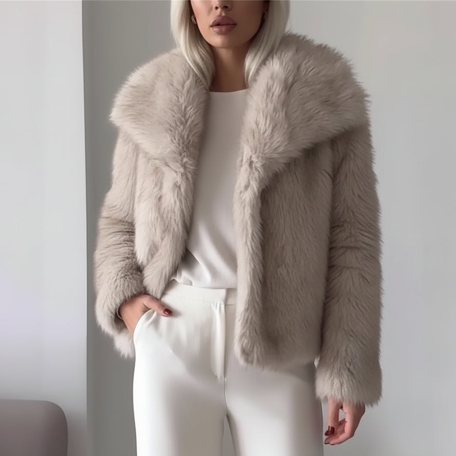 Velours Faux Fur Jacket – LUXE Edition
