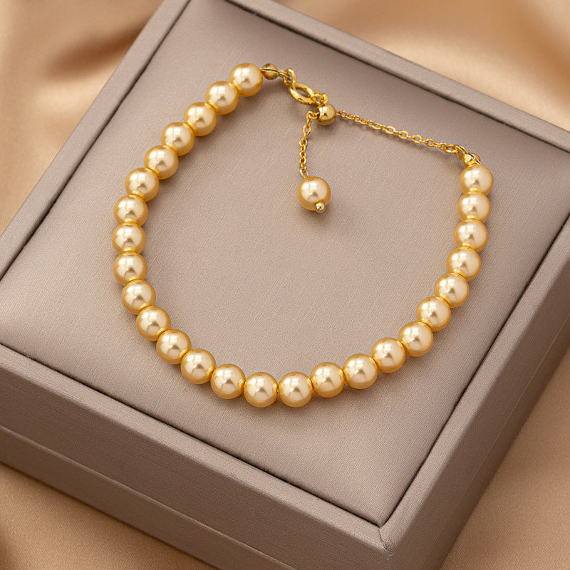 Golden Pearl Bracelet – GLOW Edition