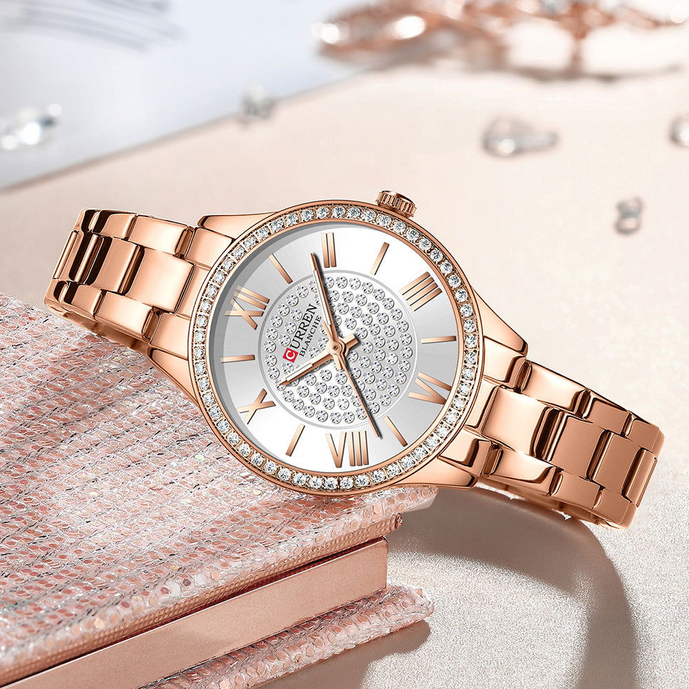Curren Diamond Watch – LUXE Edition