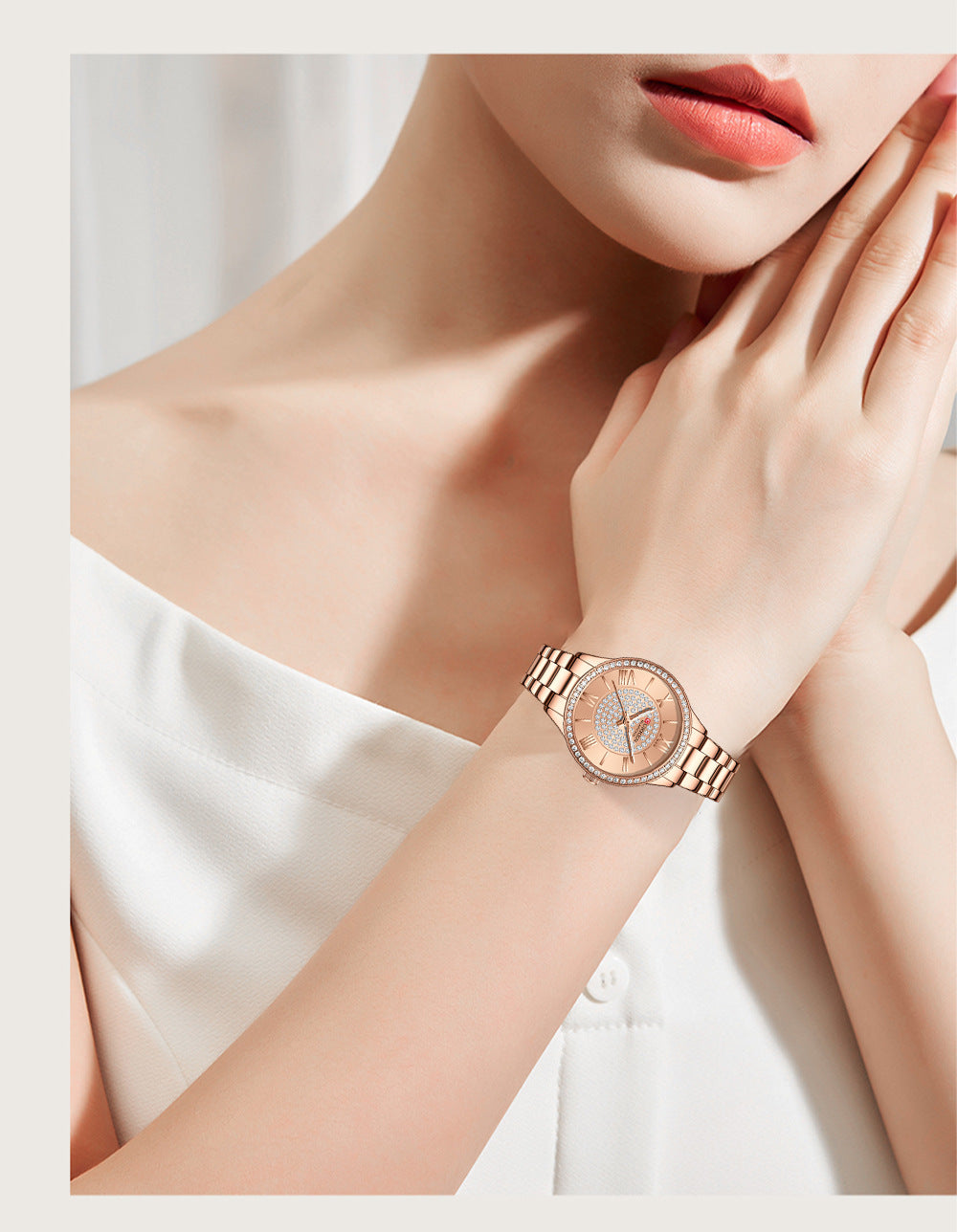 Curren Diamond Watch – LUXE Edition