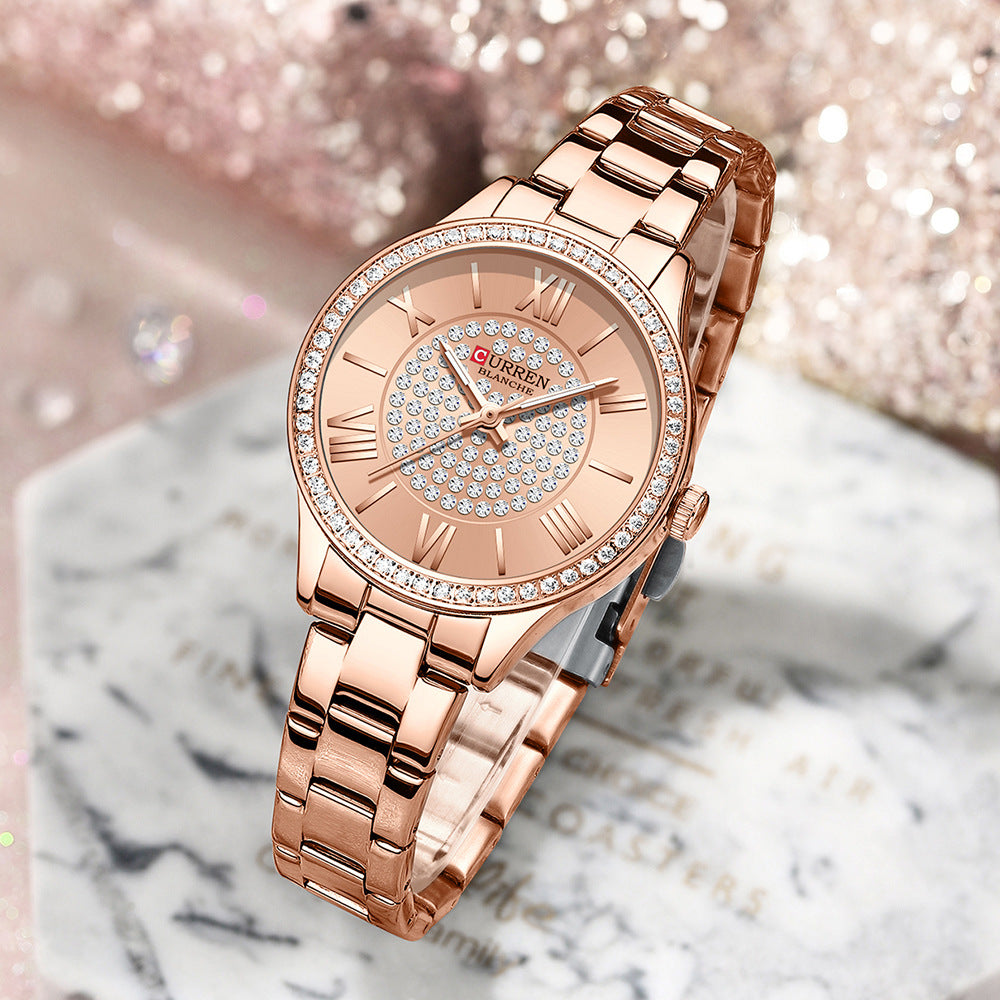 Curren Diamond Watch – LUXE Edition