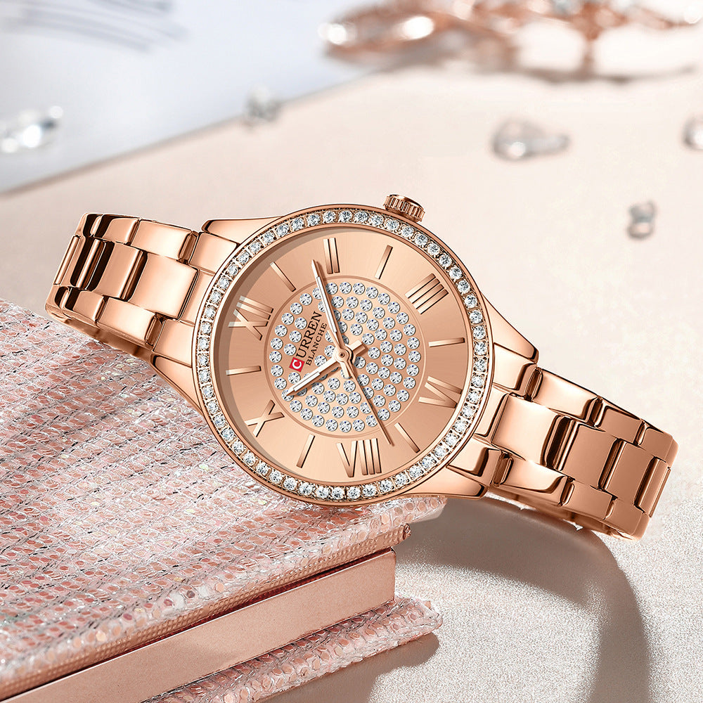 Curren Diamond Watch – LUXE Edition