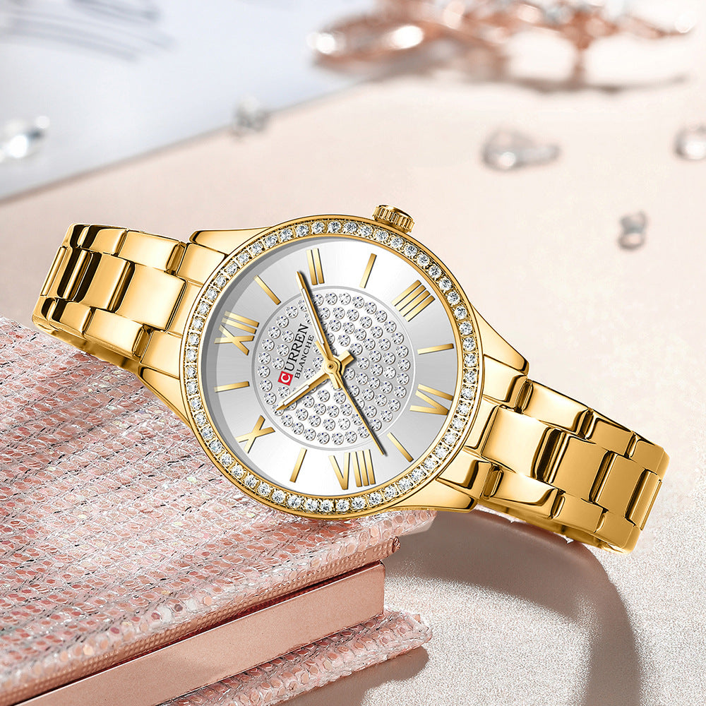 Curren Diamond Watch – LUXE Edition