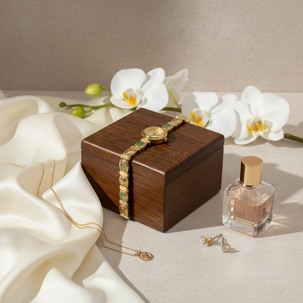 Green Beryl Bracelet Watch – LUXE Edition