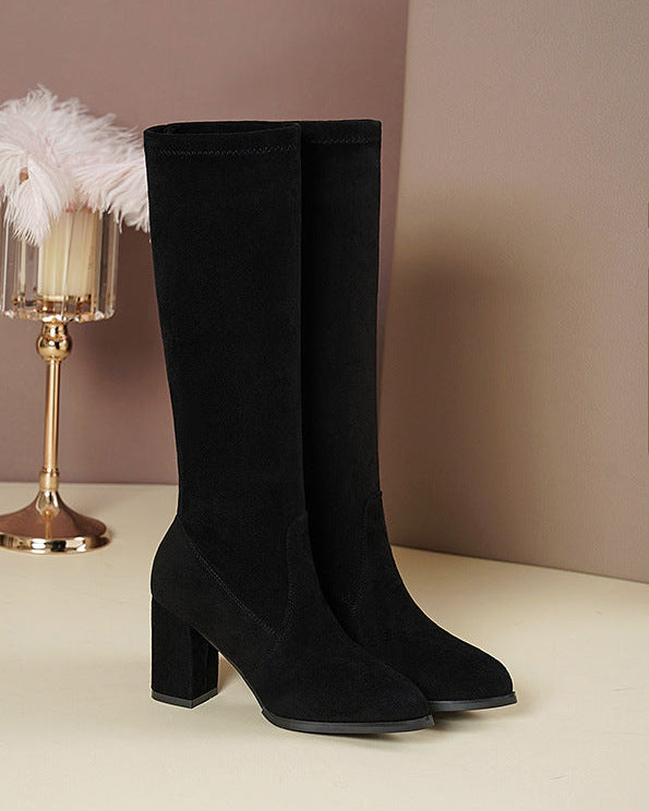 Velvet Stretch Boots – EDGE Edition