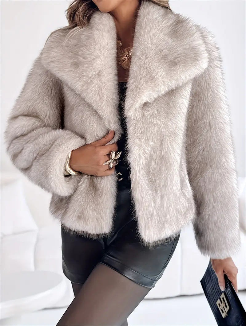 Velours Faux Fur Jacket – LUXE Edition