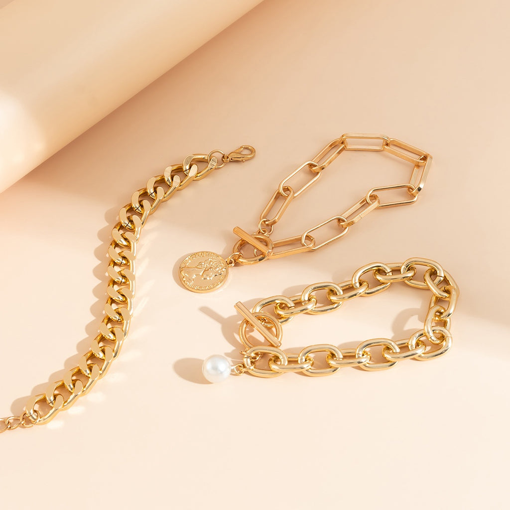 Armband-Set „Aurora Luxe Chain“ - LUXE Edition