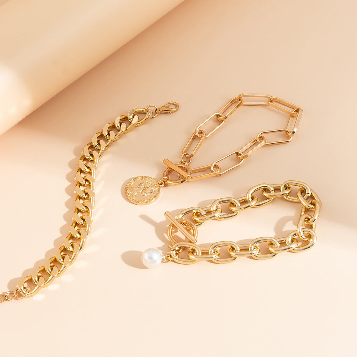 Armband-Set „Aurora Luxe Chain“ - LUXE Edition