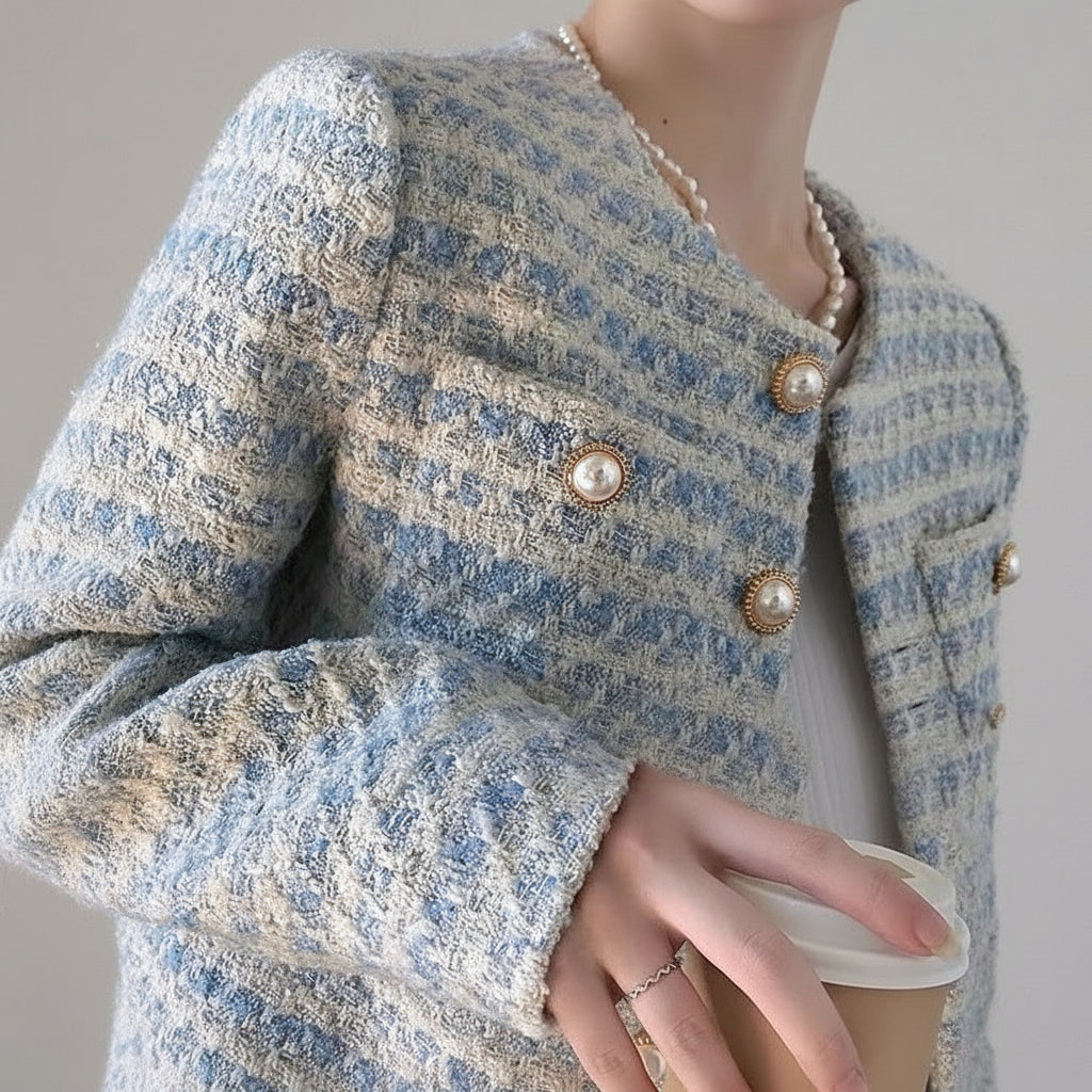 Amelie Tweed Cropped Jacket – CHIC Edition