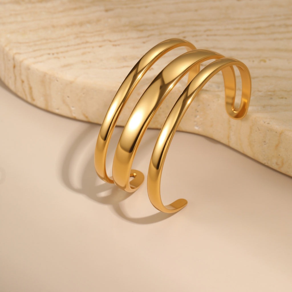 Sculpted Steel Cuff – EDGE Edition