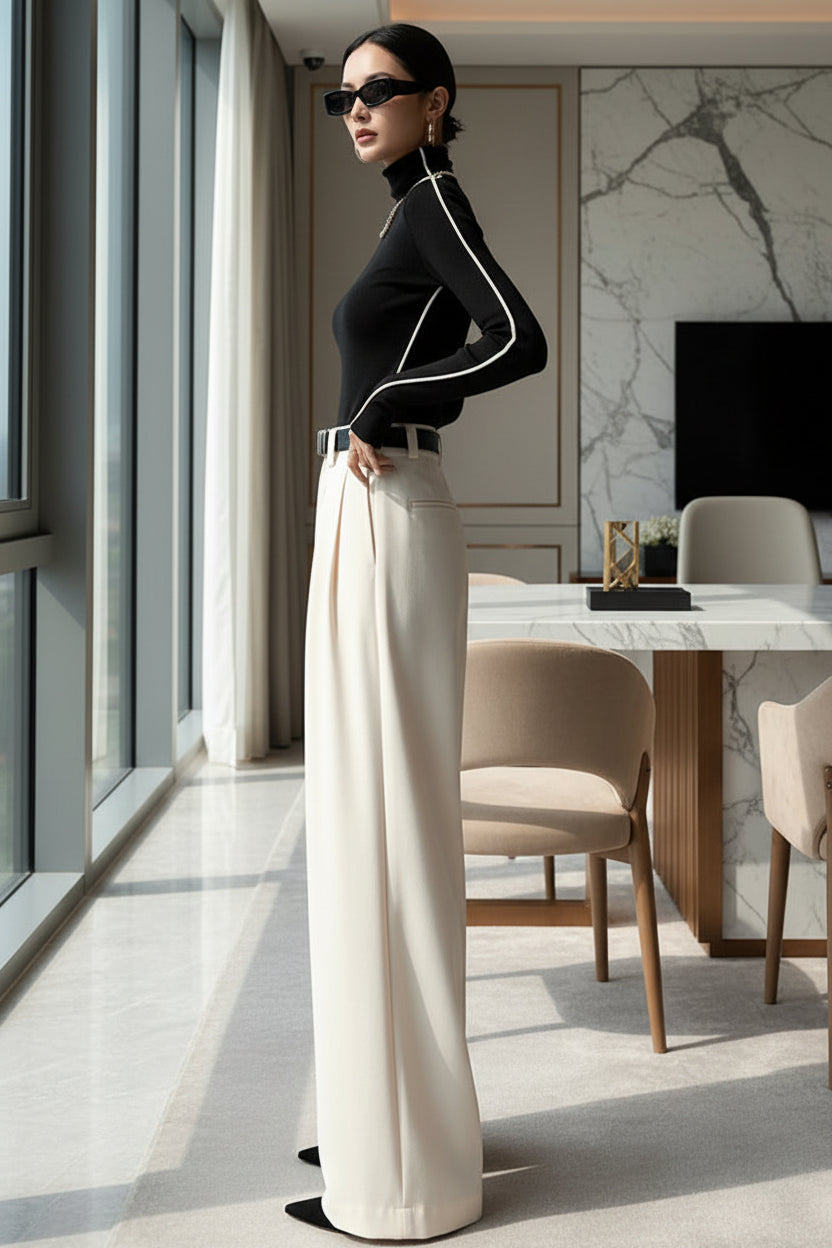 Ivoire Wide Leg Trousers – IVORY Edition