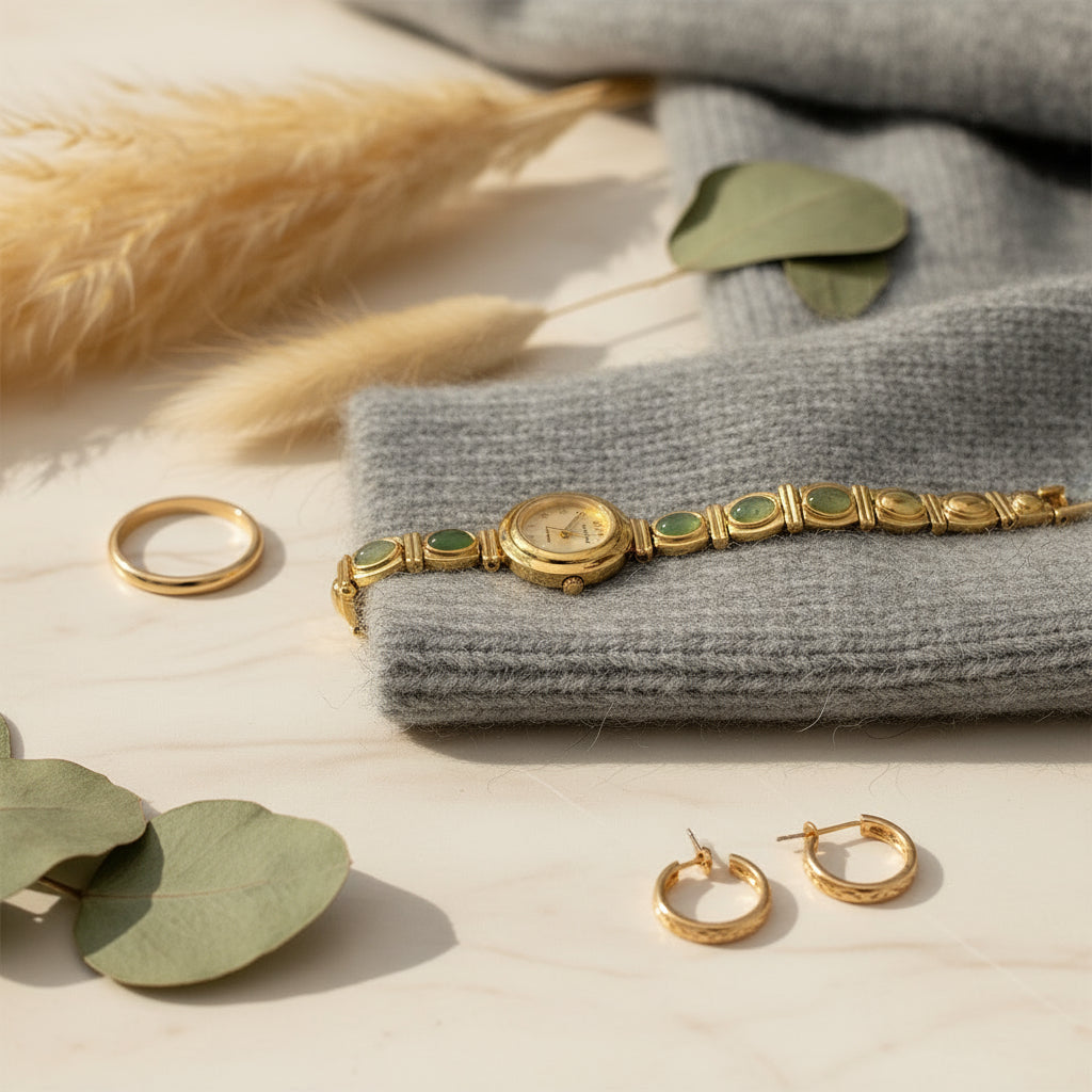 Green Beryl Bracelet Watch – LUXE Edition