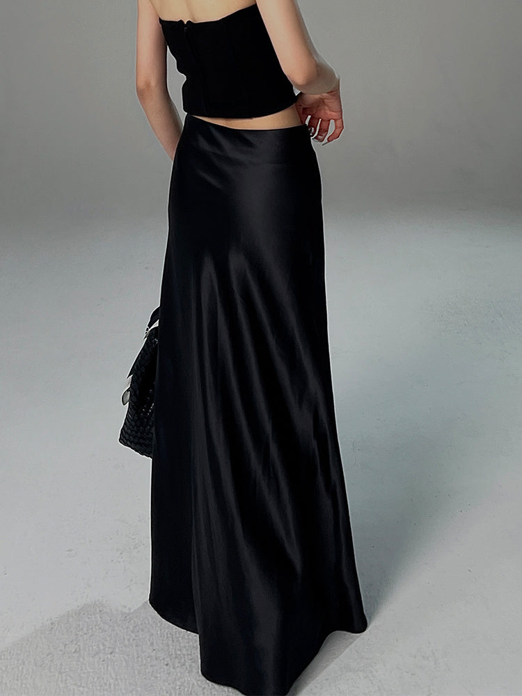 High Waist Slimming Elegant Long Dress