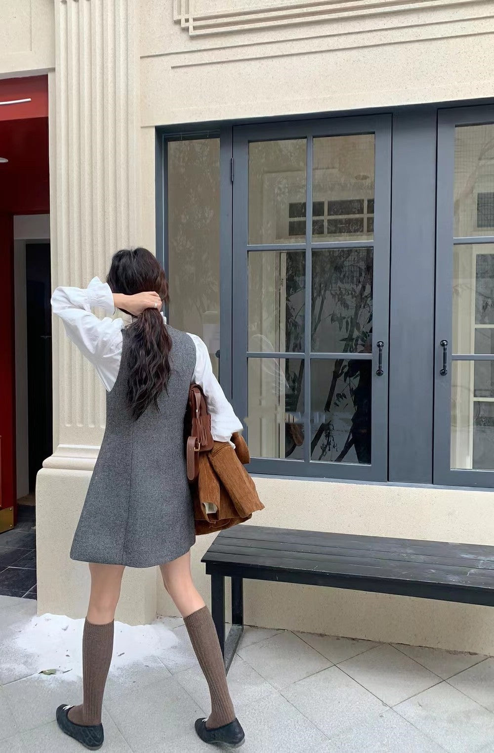 Élodie Wool Vest Dress – DAILY Edition