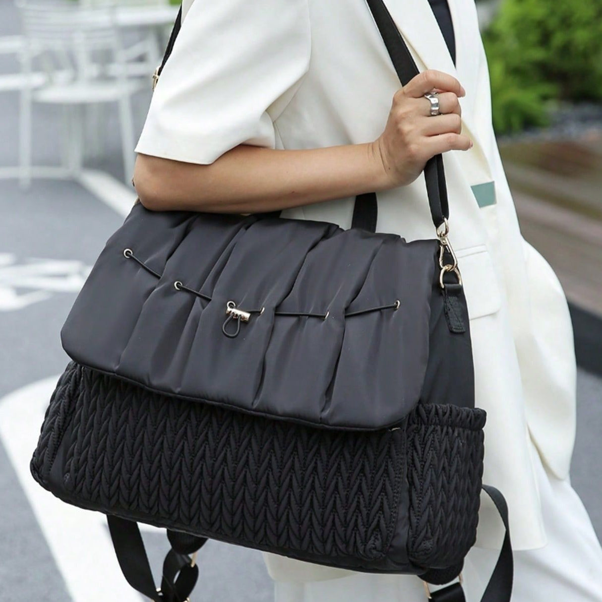 Capacity Fashion One-shoulder Portable Insulation Water-proof Bag