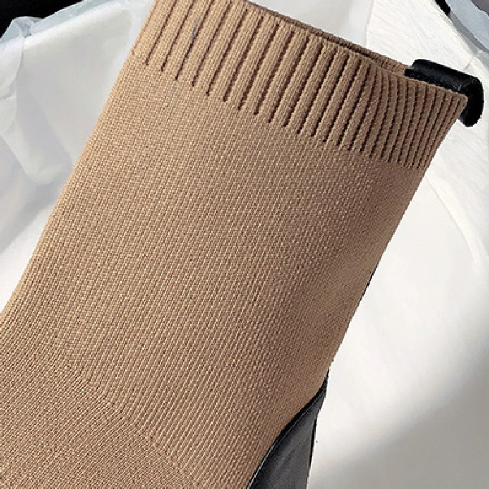 Renaissance Buckle Knit Boots – CHIC Edition