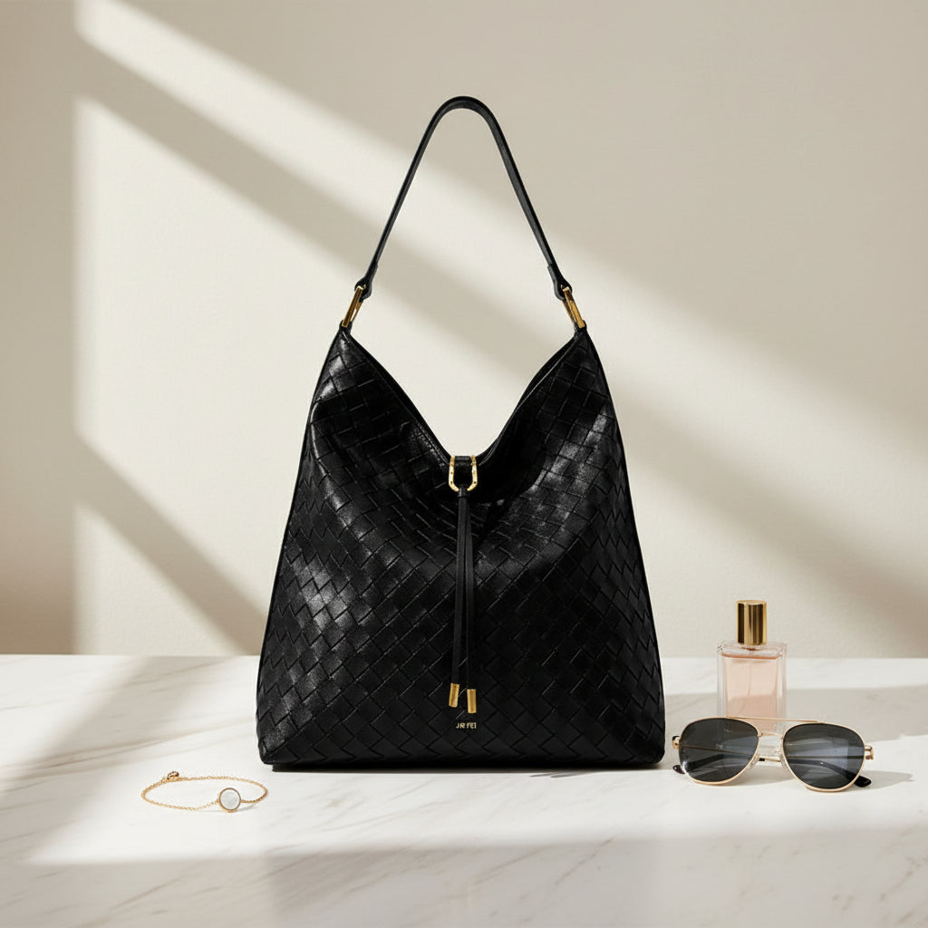 Suede & Leather Hobo Bag – LUXE Edition