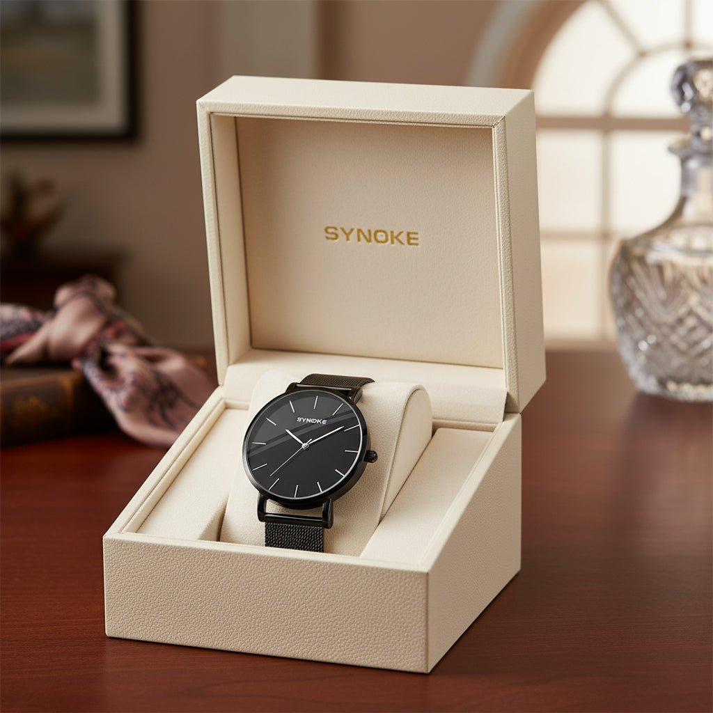 Synoke Minimalist Mesh Watch – CORE Edition