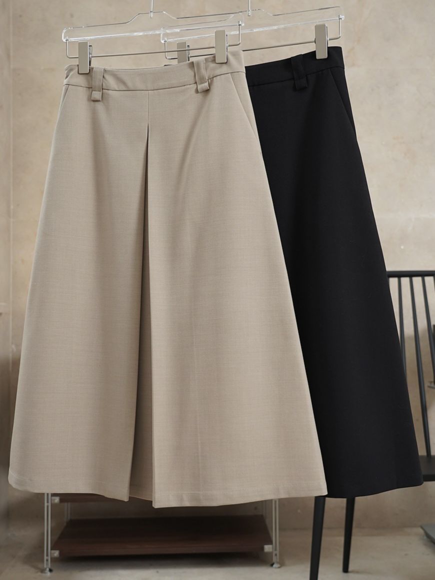 Retro Design High Waist Suit Skirt