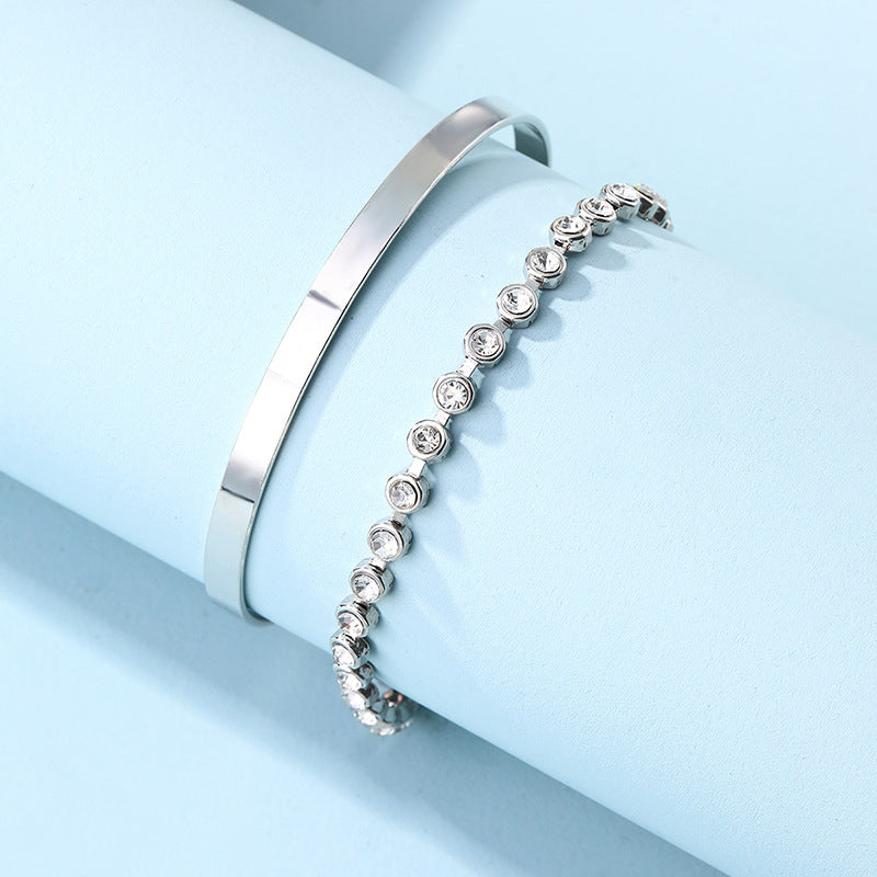 Aura Crystal Bangle Set – LUXE Edition