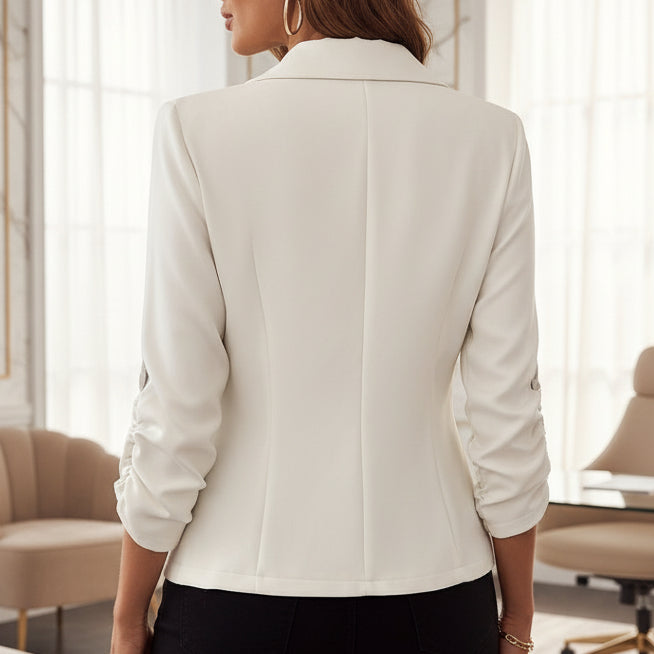Victoria Classic Blazer – IVORY Edition