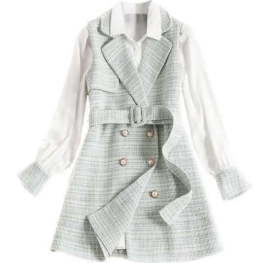 Double-breasted vest coat