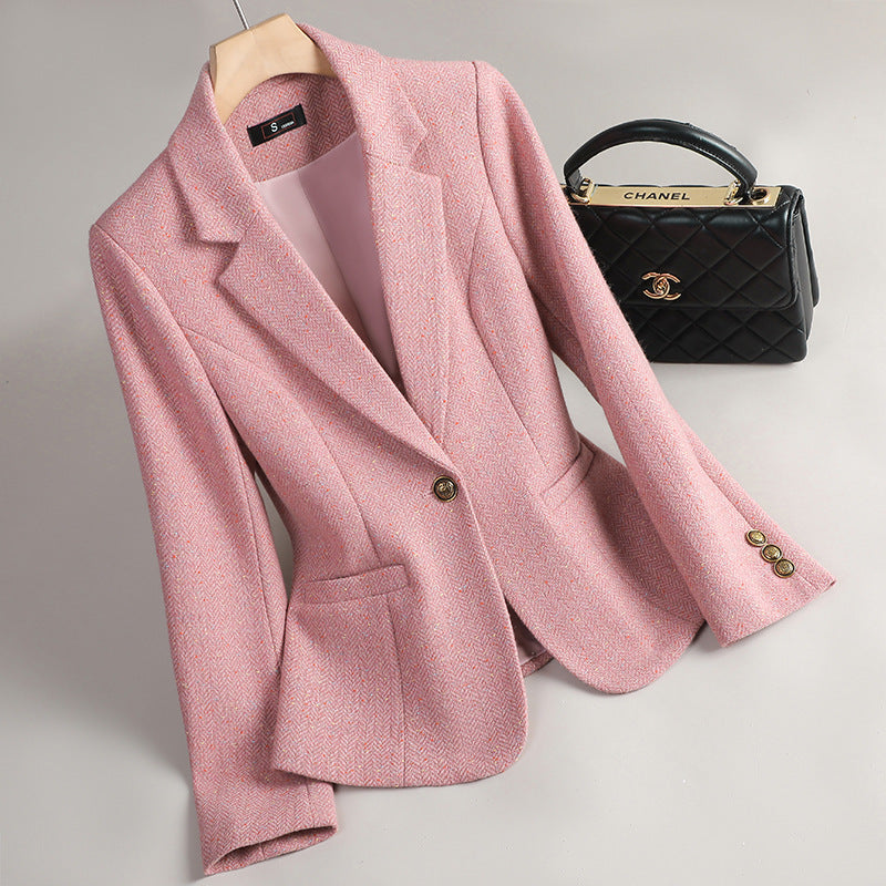 Cambridge Wool Tweed Blazer – LUXE Edition