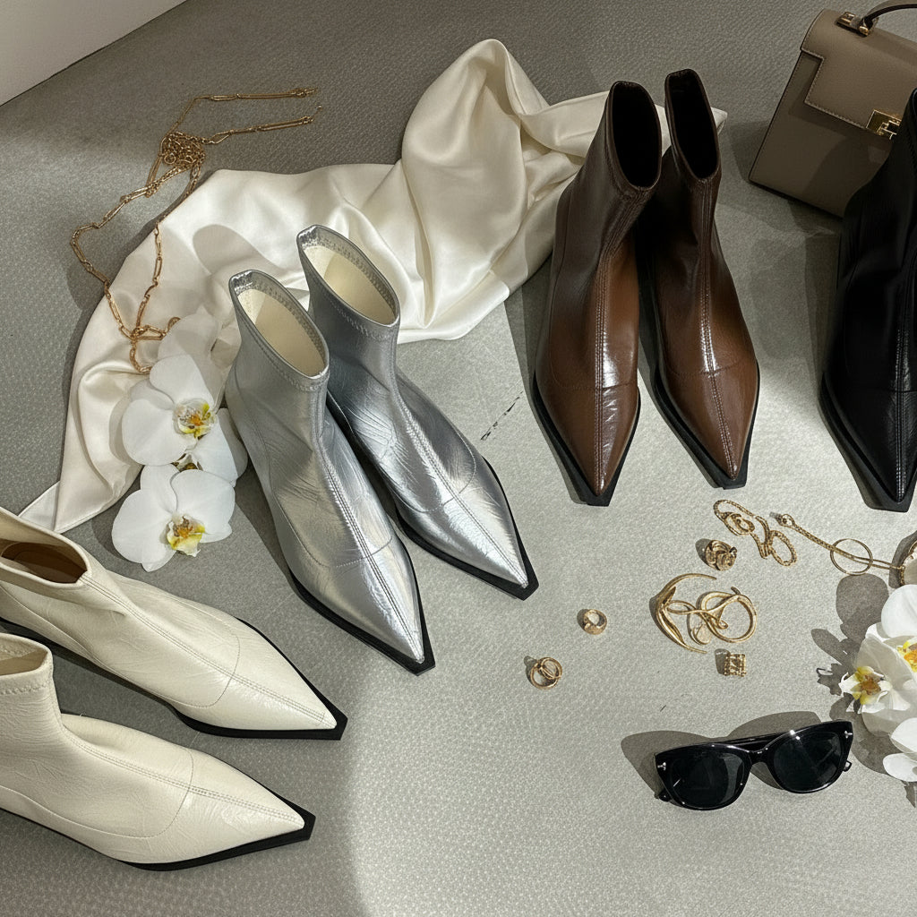 Luna Leather Chelsea Boots – NOIR Edition