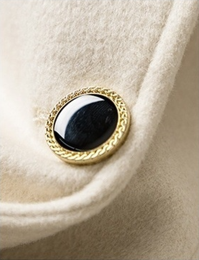 Ivory Cashmere Trench – LUXE Edition