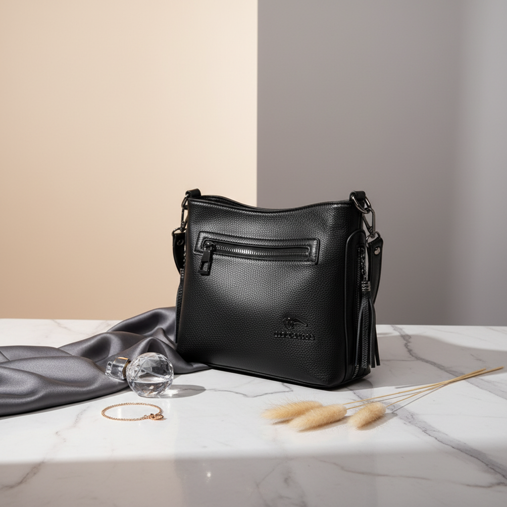 Aurora Soft Leather Shoulder Bag – DAILY Edition