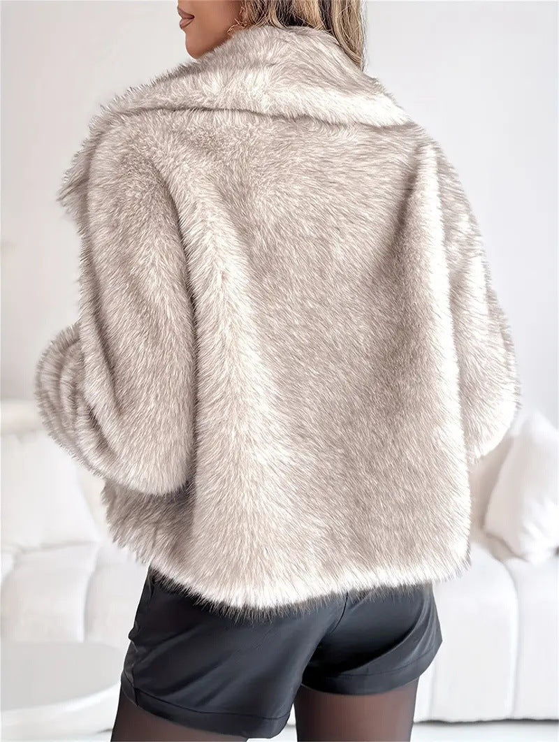 Velours Faux Fur Jacket – LUXE Edition