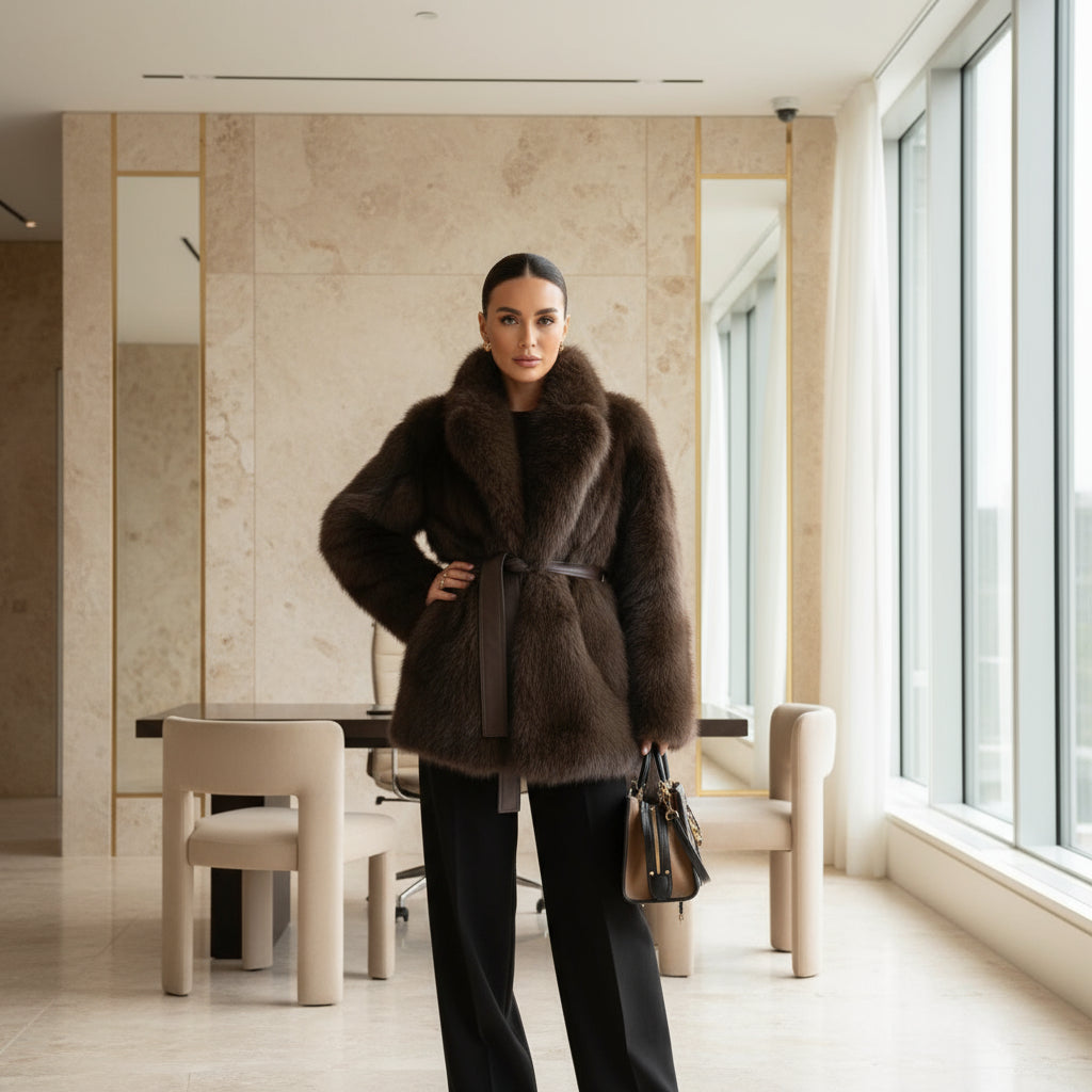 Margot Faux Fur Coat – LUXE Edition