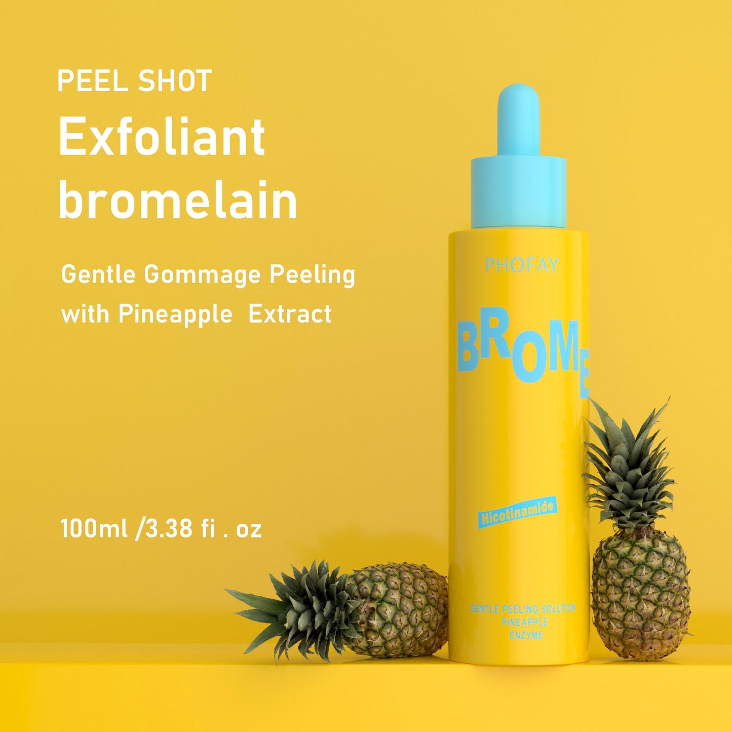 PHOFAY GLYCOLIC ACID AHA EXFOLIATING  BRIGHTENING TONER