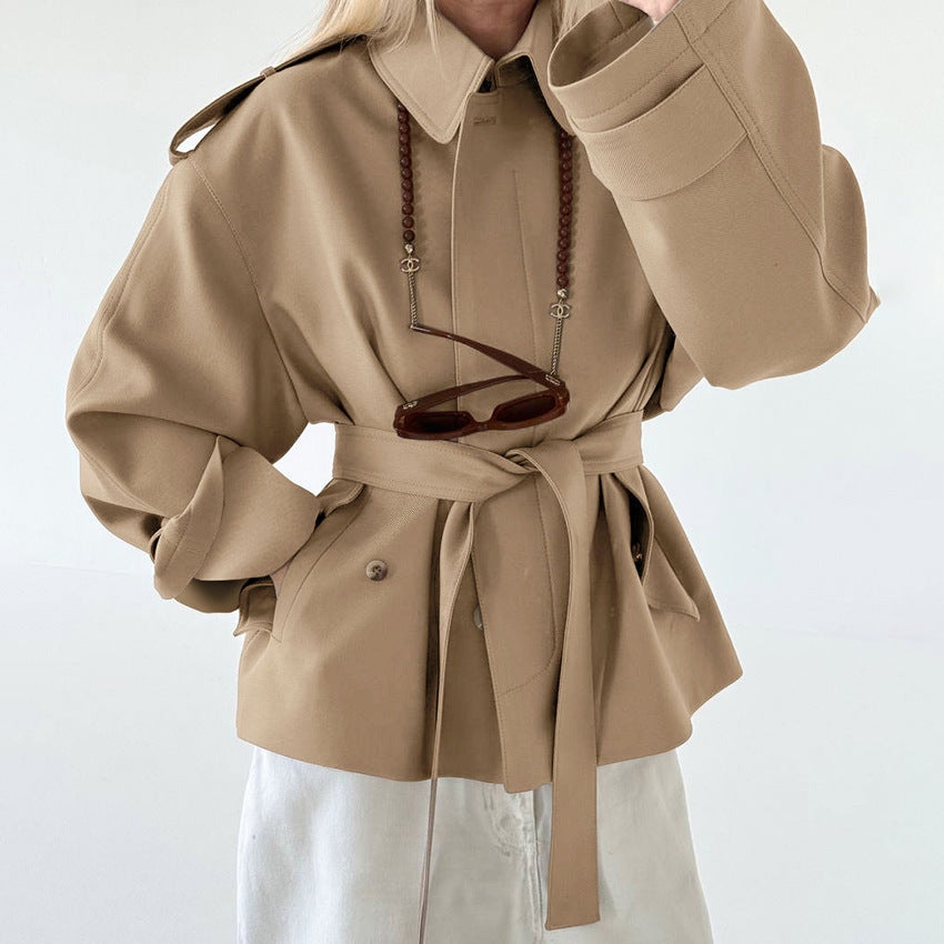 Céline Belted Trench Coat – IVORY Edition