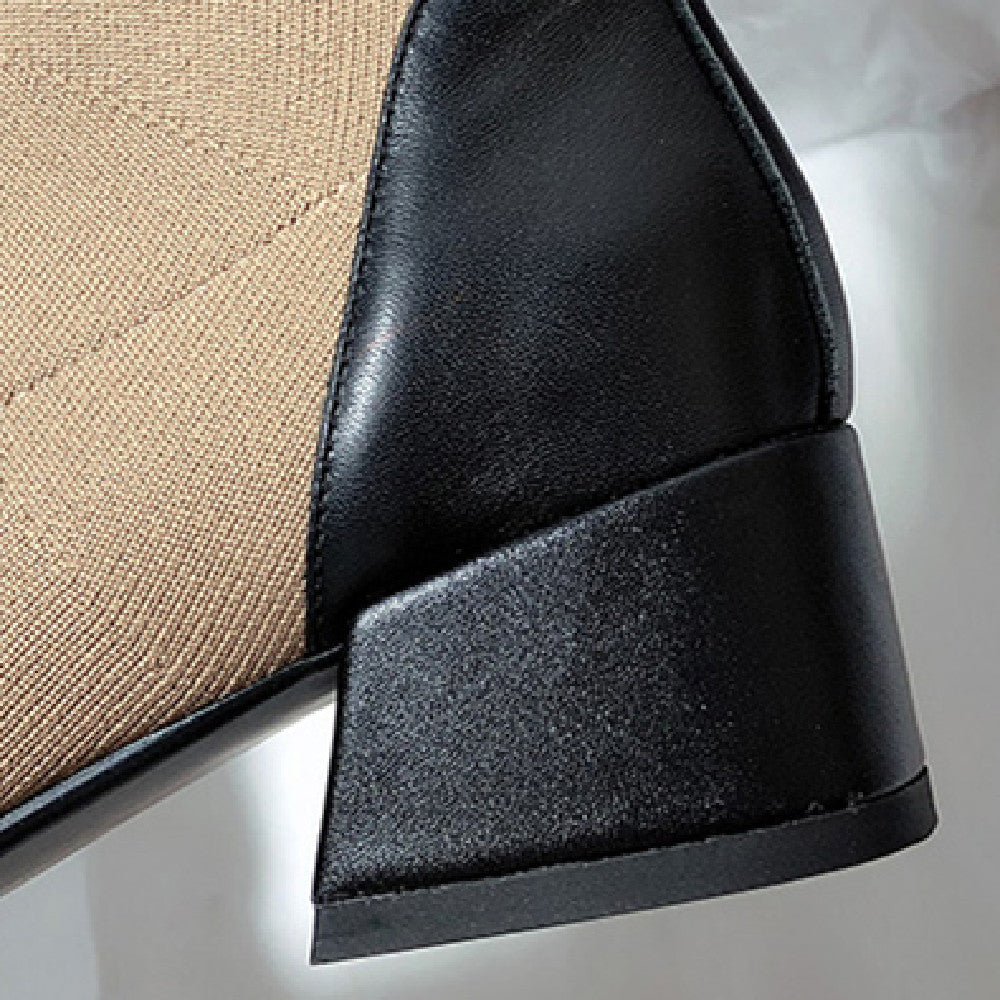 Renaissance Buckle Knit Boots – CHIC Edition