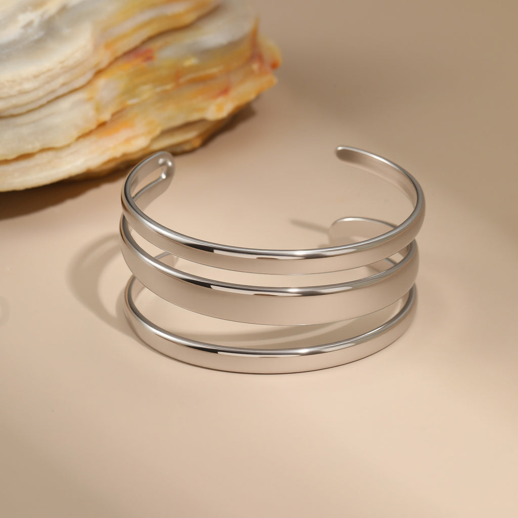 Sculpted Steel Cuff – EDGE Edition