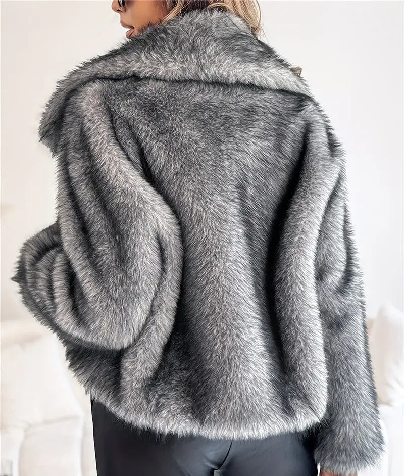 Velours Faux Fur Jacket – LUXE Edition