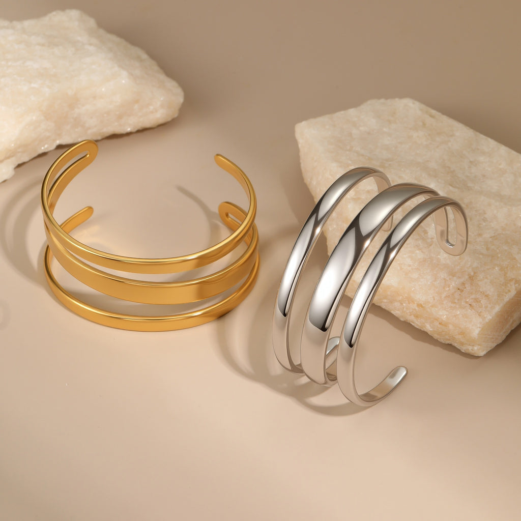 Sculpted Steel Cuff – EDGE Edition