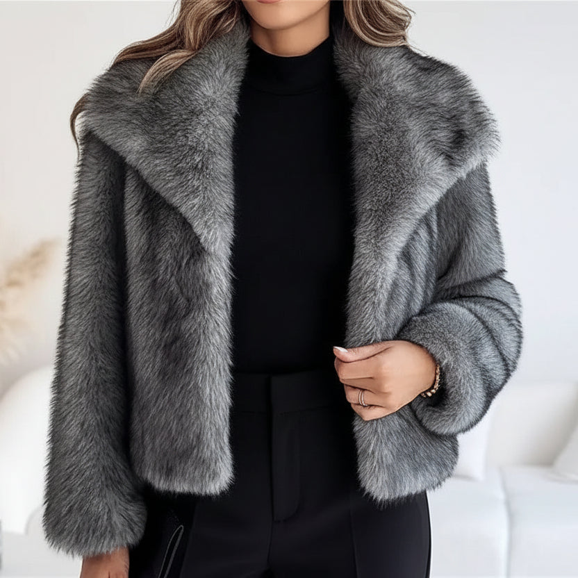 Velours Faux Fur Jacket – LUXE Edition