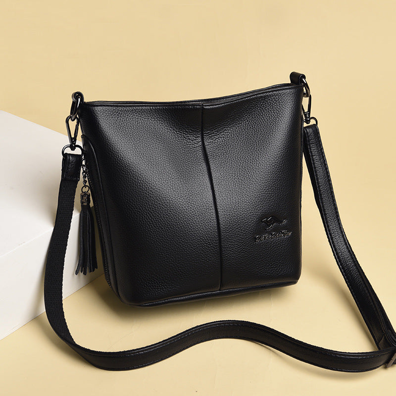 Aurora Soft Leather Shoulder Bag – DAILY Edition