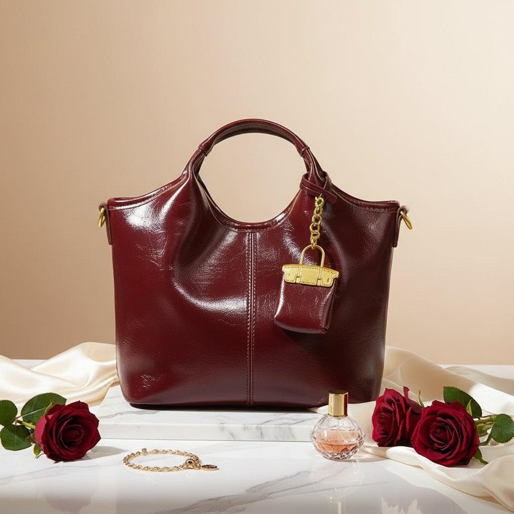 Oil Wax Leather Tote – LUXE Edition