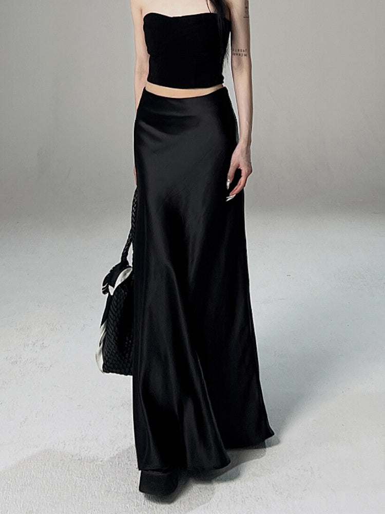 High Waist Slimming Elegant Long Dress