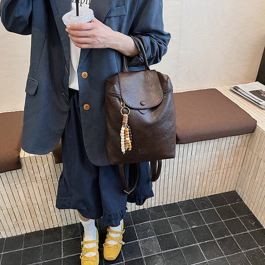 Personal Influencer Backpack New Fashion Retro Women Travel Bag